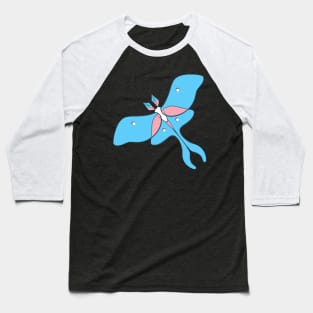 Trans Pride Moth Baseball T-Shirt